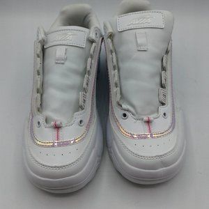 Avia Women's Memory Foam Platform Athletic Shoe - White/Pink 6 1/2